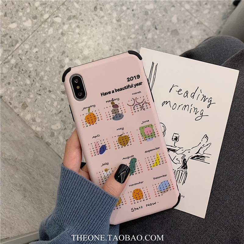 高档韩风日历8plus苹果x手机壳iphoneX/XS Max/XR/7plus/6硅胶软在类目 3C数码配件, 手机配件, 手机保护套/壳中 - 来自Buy2taobao.com提供专业的淘宝代购服务