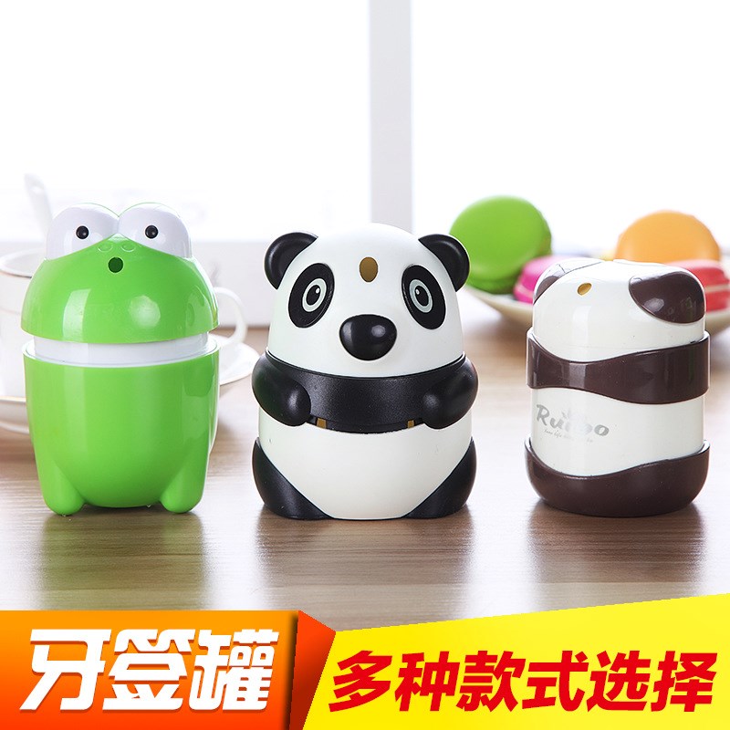 Super- Cartoon originality lovely automatic Toothpick Holder kitchen tool Plastic Toothpick bottle Toothpick bottlein the Storage consolidation , Home Storage appliances , Storage tank , Toothpick Holder category - from Buy2taobao.com to provide professional Taobao agent buy service