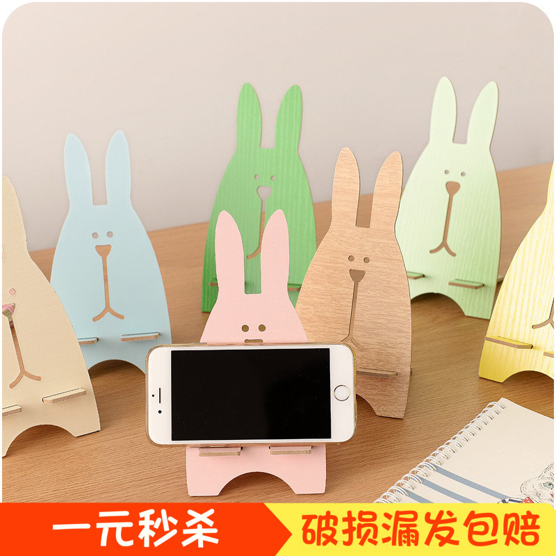 Mobile Desktop Bracket originality lovely Cartoon animal rabbit Simplicity universal woodiness Table Mobile phone holderin the 3C Digital Accessories, Cell Phone Accessories , Phone holder/Mobile phone holder category - from Buy2taobao.com to provide professional Taobao agent buy service