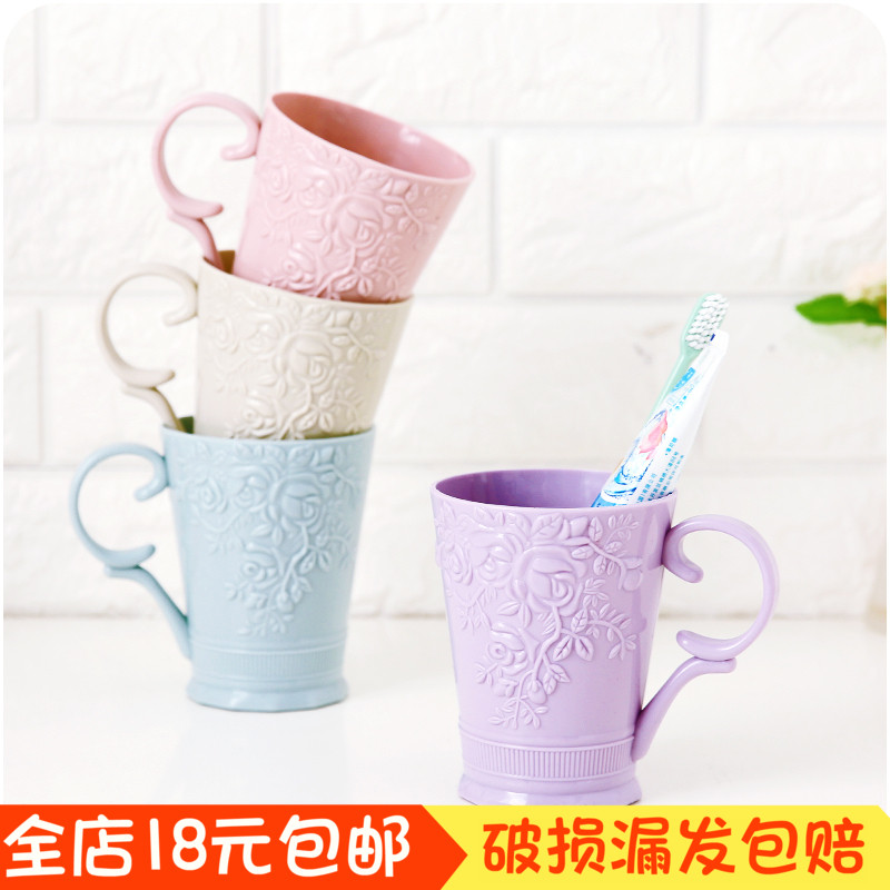 家用卫生间创意刷牙杯子 漱口杯情侣洗漱杯儿童牙刷杯塑料牙缸杯在类目 家庭/个人清洁工具, 卫浴用具/卫浴配件, 洗漱杯中 - 来自Buy2taobao.com提供专业的淘宝代购服务