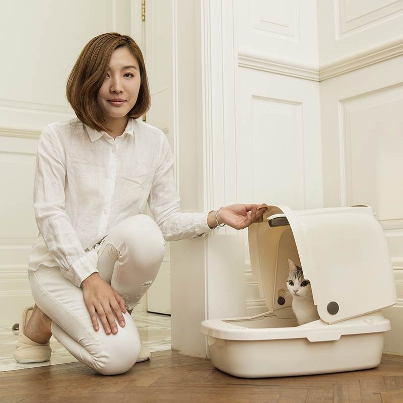 Cat litter Basin Large Fully enclosed Cat Toilet Deodorization Cat sand basin double-deck Shit Basin Kitty articlesin the Pet/Pet food and supplies , Cat/Dog grooming cleaning supplies , Litter/Cat toilet category - from Buy2taobao.com to provide professional Taobao agent buy service