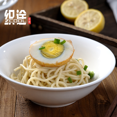 纯白色陶瓷斗笠碗沙拉米饭碗盛菜碗汤碗面碗汤粉碗可微波家用餐具