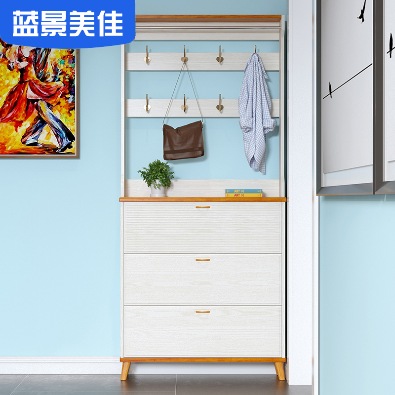 Tipping Shoe cabinet ultrathin coat hanger Northern Europe Small apartment Modern simplicity Vestibular Ark multi-function Entrance door cabinetin the Residential furniture , Cabinet , Shoebox category - from Buy2taobao.com to provide professional Taobao agent buy service
