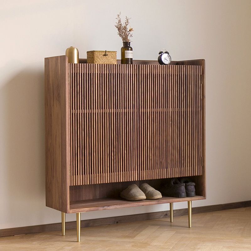 Original Northern Europe Shoe cabinet Vestibular Ark solid wood Black walnut Japanese Doorway Entrance door Shoe cabinetin the Residential furniture , Cabinet , Shoebox category - from Buy2taobao.com to provide professional Taobao agent buy service