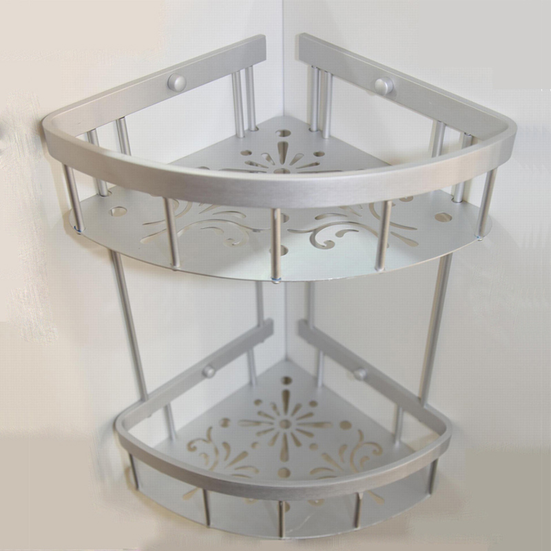 Hongkong Siwei Shower Room monolayer double-deck Triangulation Triangle basket 02256 TOILET Bathroom Hardware Pendantin the Family/Personal Cleaning Tools , Sanitary appliances/Bathroom accessories , Bathroom Jiaojia/Shelf category - from Buy2taobao.com to provide professional Taobao agent buy service