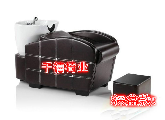 深盆冲水床新款理发店洗头床冲头床现代简约发廊专用陶瓷盆洗头池在类目 商业/办公家具, 发廊/美容家具, 美容/美发床中 - 来自Buy2taobao.com提供专业的淘宝代购服务