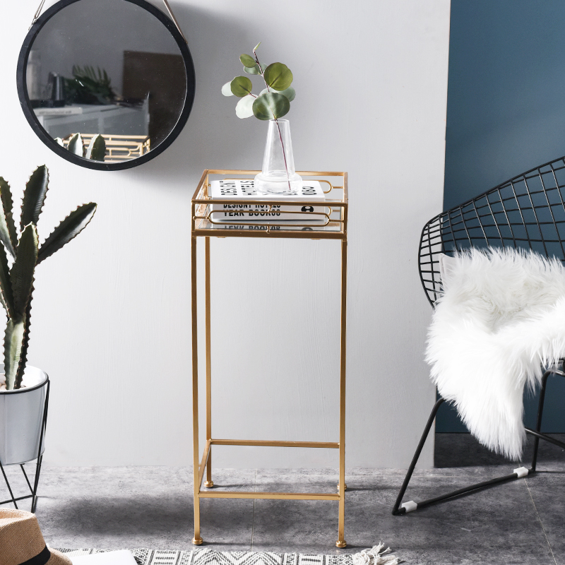 originality Simplicity golden Geometry Small coffee table Home Furnishing Corner a few shop originality display decorate leisure time tea tablein the Home accessories , Decorative frame/Decorative shelf category - from Buy2taobao.com to provide professional Taobao agent buy service