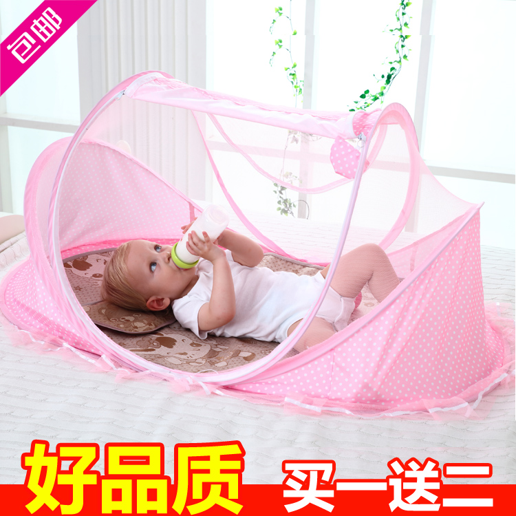 婴儿蚊帐罩蒙古包免安装可折叠有底支架0-3岁宝宝婴儿童床蚊帐罩|ruв категории подгузник/шампунь/вскармливать/тележка кроватью, спальный мешок/мат/подушка/кровать, мальчонка москитную сетку - от Buy2taobao.com для оказания профессиональной услуги покупки агента Taobao