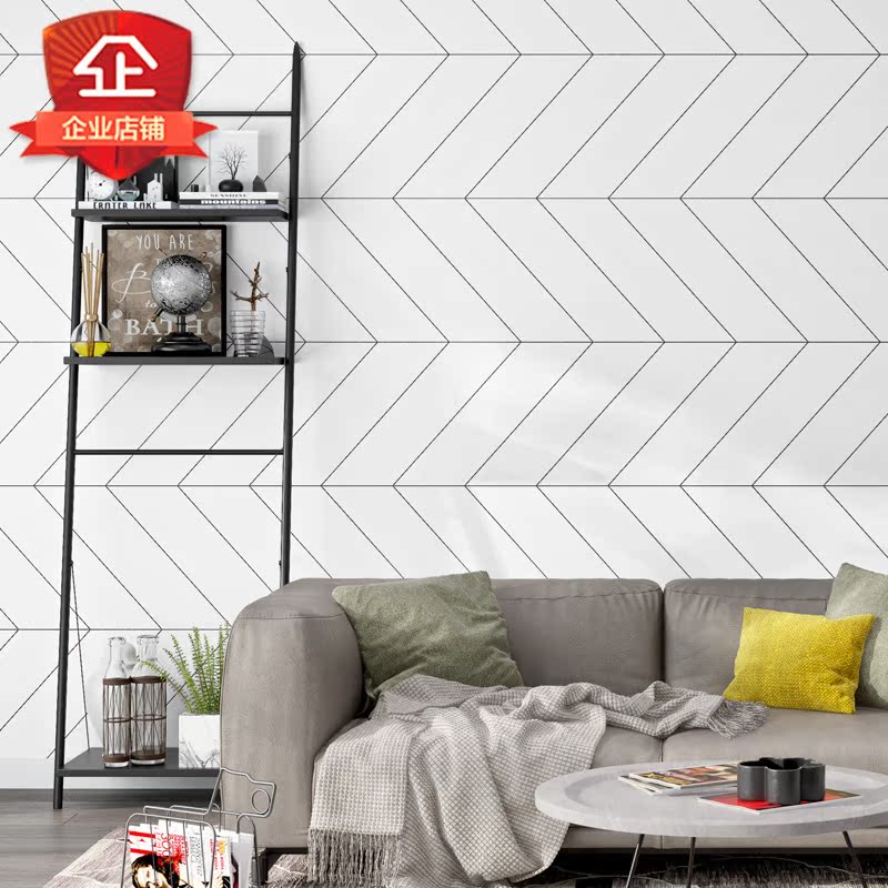 Northern Europe Style wallpaper ins Modern minimalist Geometry pattern line Graph bedroom a living room TV backdropin the Decoration main material , Wallpaper , Pure paper wallpaper category - from Buy2taobao.com to provide professional Taobao agent buy service