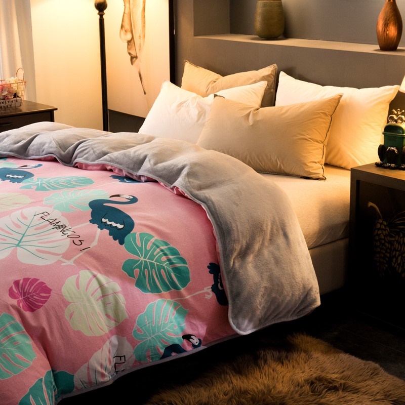 Cotton Levin Law Cashmere is singleton thickening keep warm Coral student Flannel Quilt cover Single Autumn and winterin the Bedclothes , Quilt category - from Buy2taobao.com to provide professional Taobao agent buy service
