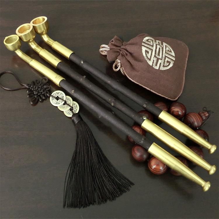 old-fashioned tradition Pouch pot Practical the elderly brass Yandai natural Steadily Tobacco stems Old style pipein the ZIPPO/Swiss Army Knife/Glasses , Smoking , Pipe category - from Buy2taobao.com to provide professional Taobao agent buy service