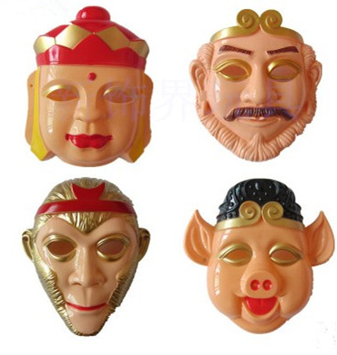 西游记师徒四人儿童塑料面具 唐僧孙悟空猪八戒沙僧卡通面罩玩具|msdalam kategori Toy/bayi/teka-teki/blok bangunan/model, sukan luar/Leisure/Mainan tradisional, Lain mainan rekreasi luar - dari Buy2taobao.com untuk memberikan perkhidmatan ejen Taobao profesional membeli