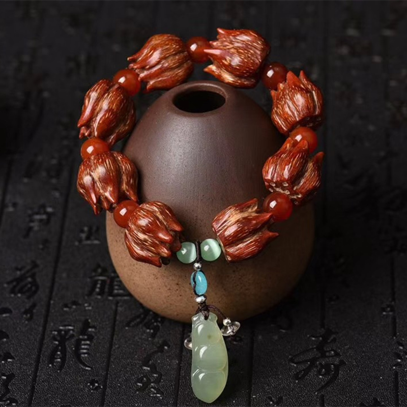 natural Blood Lotus Bodhi Beads Hand string lady Wenwan Hand string beads Wild pineapple Bergamotin the Accessories/Fashion Jewelry, Beads/Wooden bracelets , Beads/Prayer beads category - from Buy2taobao.com to provide professional Taobao agent buy service