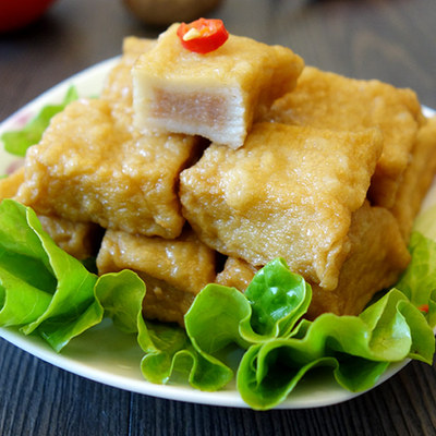 潮汕包心鱼豆腐250克 鲁记火锅食材豆捞串烧麻辣烫食材4件包邮