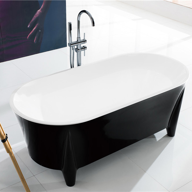 classical American style Postmodern black and white Independent Northern Europe bathtub 130 140 150 170in the Decoration main material , Toiletries , Bathtub , Bathtub category - from Buy2taobao.com to provide professional Taobao agent buy service