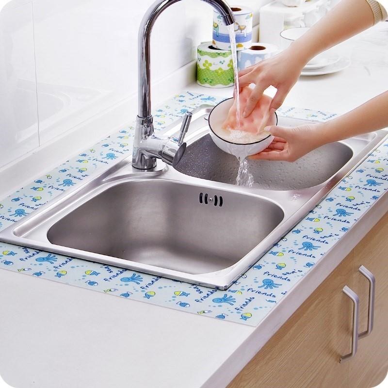 吸水垫厨房灶台边缘防水条挡水 隔水贴布挡水条橱柜水池台面洗碗|ruв категории Домашний быт, наклейки, керамическая плитка/стекло вставить - от Buy2taobao.com для оказания профессиональной услуги покупки агента Taobao