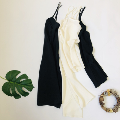 2020新款加长吊带衫/背心/真丝打底裙双绉 纯色吊带裙贴身舒服