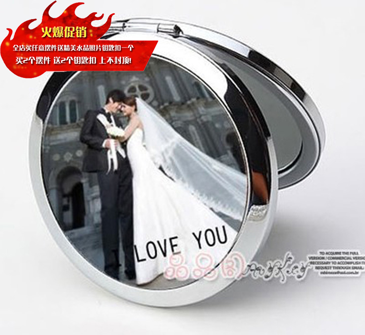 diy crystal Photo customized originality A birthday present Wife Girlfriend Confidante fold Two-sided Dressing Cosmetic mirrorin the Personalized custom/Design Services/DIY , Daily/Decorative custom , Crystal custom , Crystal Image custom category - from Buy2taobao.com to provide professional Taobao agent buy service