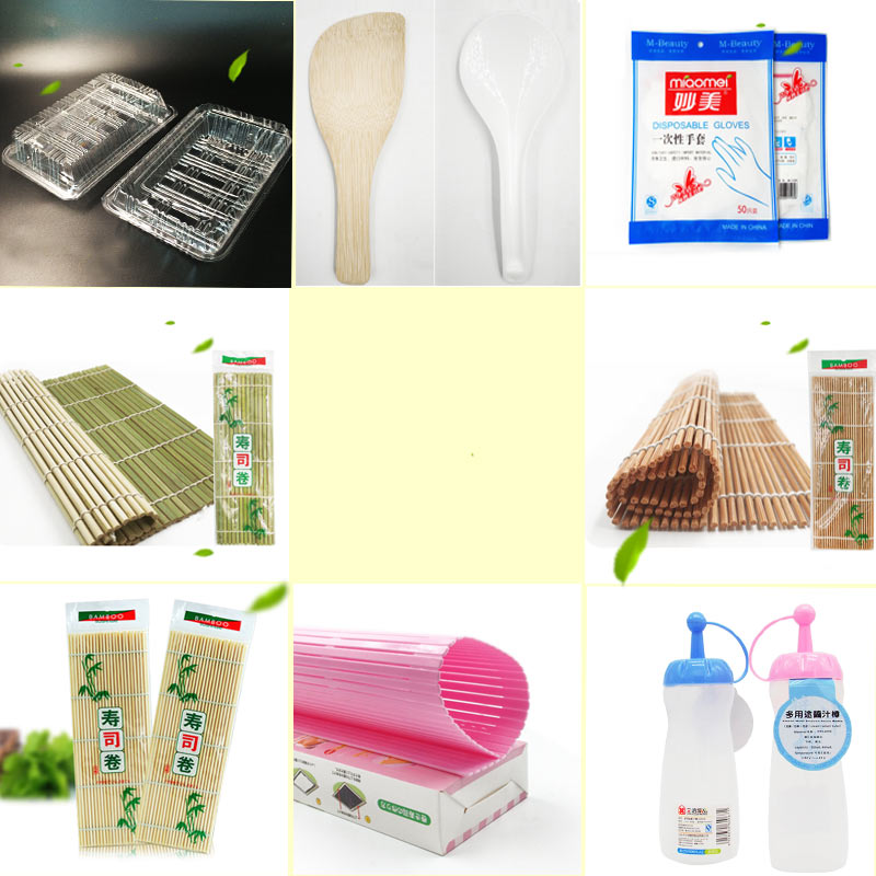 Sushi kit Material Science Kimbap Top Sushi curtain glove Sushi Box lunch Wooden spoon Squeeze sauce bottlein the Kitchen/Cooking utensils , Kitchen Gadgets/Kitchen storage , Sushi DIY Appliance , Sushi curtain category - from Buy2taobao.com to provide professional Taobao agent buy service