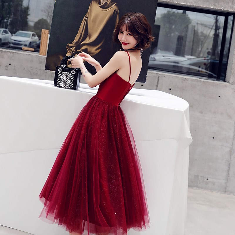 敬酒服新娘2019结婚新款红色订婚小礼服吊带显瘦答谢宴连衣裙夏季|ruв категории Женская одежда, Cвадебные платья, платье/вечернее платье - от Buy2taobao.com для оказания профессиональной услуги покупки агента Taobao