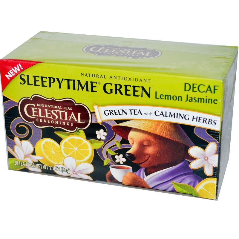 Celestial Seasonings柠檬茉莉绿茶 宁神安睡花草茶 无咖啡因茶包|msdalam kategori teh, alternatif/bunga/buah-buahan/pemprosesan semula teh, alternatif/Teh herba - dari Buy2taobao.com untuk memberikan perkhidmatan ejen Taobao profesional membeli