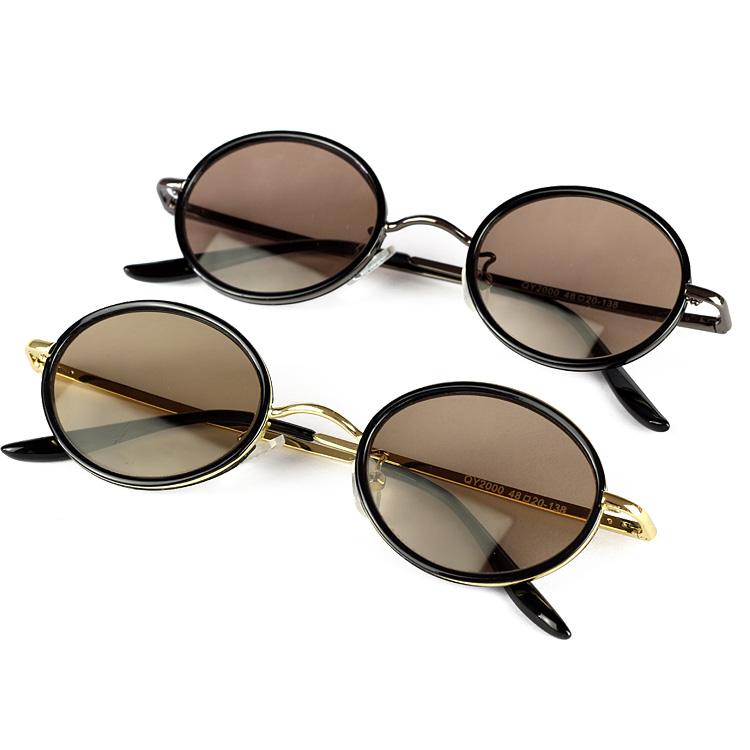 2016 New fashion Ellipse Retro Sunglasses men and women Natural crystal glasses Stone Mirror Sunglassesin the ZIPPO/Swiss Army Knife/Glasses , Sunglasses category - from Buy2taobao.com to provide professional Taobao agent buy service