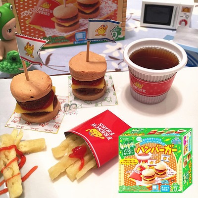可食小玲煙花節手工DIY套裝女孩漢堡薯條日本食玩可以吃的在類目 玩具/童車/益智/積木/模型, 靜態模型, 家居/生活場景中 - 來自Buy2taobao.com提供專業的淘寶代購服務