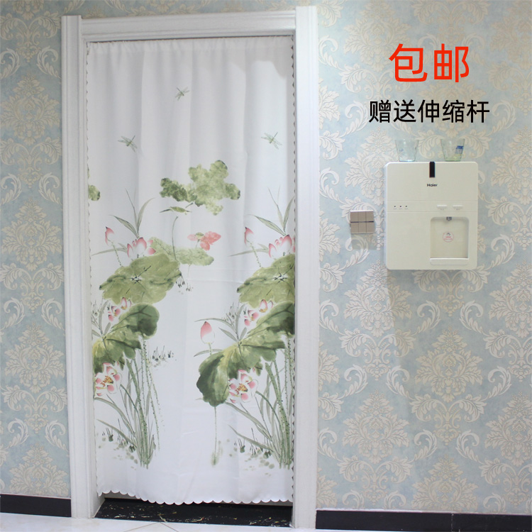 布藝門簾長款門簾門檔隔斷衛生間書房廚房門簾贈送伸縮杆包郵在類目 居家布藝, 窗簾門簾及配件, 門簾中 - 來自Buy2taobao.com提供專業的淘寶代購服務