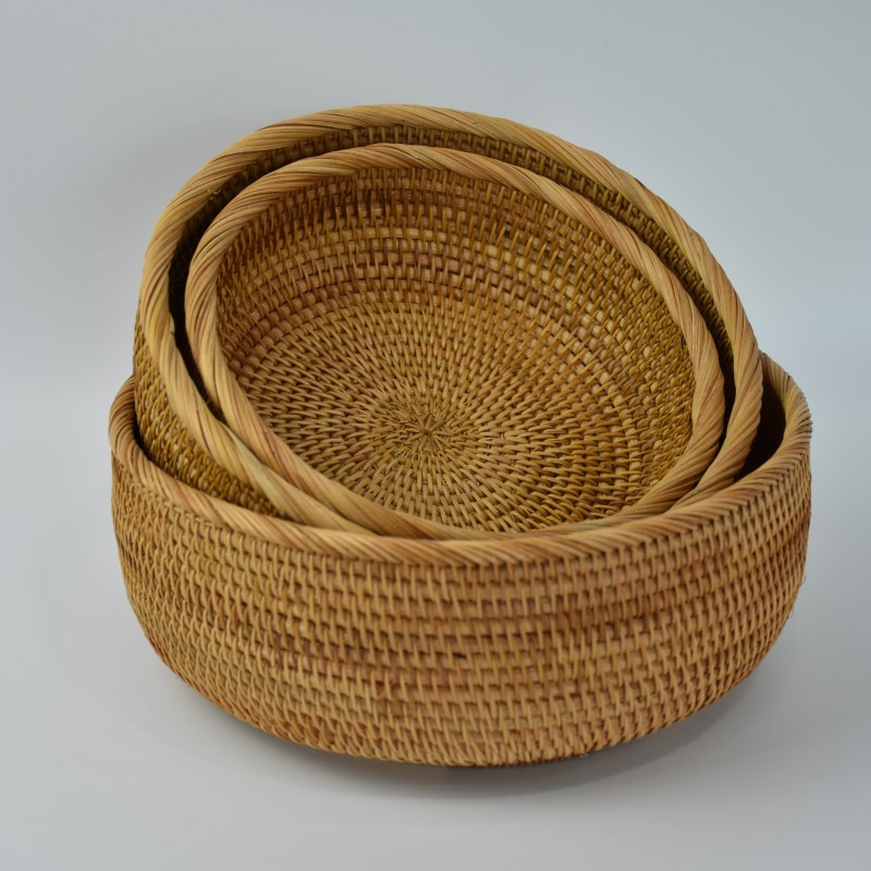 Vietnam Rattan Storage basket originality Home Furnishing snacks Fruit plate Candy Basket Refreshments desktop tea table storage boxin the Tableware , Tableware , Fruit bowl/Fruit plate/Hamper category - from Buy2taobao.com to provide professional Taobao agent buy service