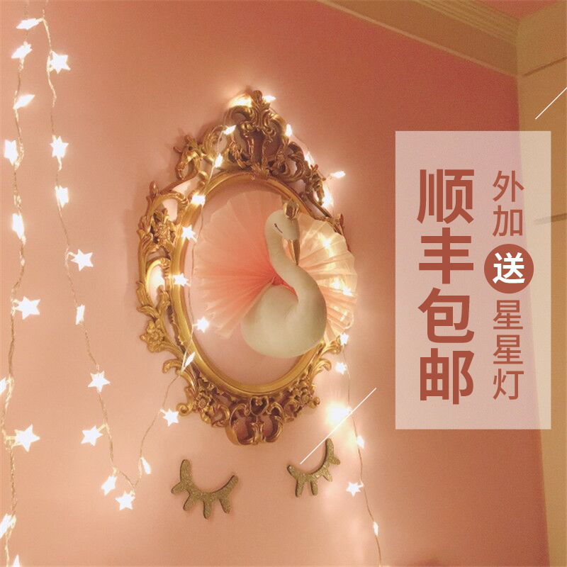 ins Nordic new pattern swan Wall decoration Children's Room animal Wall Decorative net doll Pillows Dollin the Home accessories , Mural category - from Buy2taobao.com to provide professional Taobao agent buy service