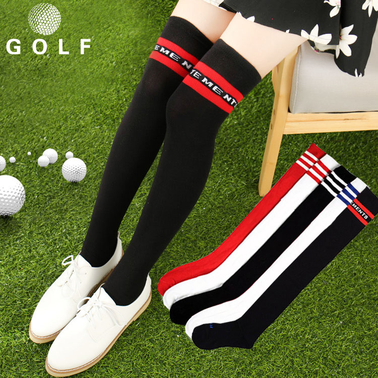 golf clothes Stockings pure cotton Three bars stripe Sunscreen Non-slip socks leisure time Versatile golf Knee socksin the Sports/Yoga/Fitness/Fans supplies , Golf , Golf Clothing category - from Buy2taobao.com to provide professional Taobao agent buy service