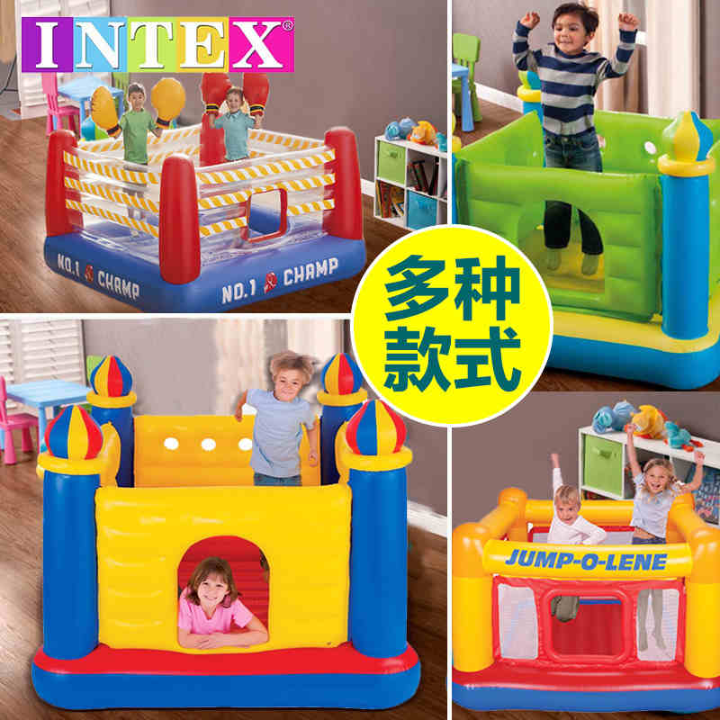 正品INTEX兒童跳跳樂蹦蹦床充氣城堡波波海洋球池家用小型遊樂場在類目 玩具/童車/益智/積木/模型, 遊樂/教學設備/大型設施, 蹦牀中 - 來自Buy2taobao.com提供專業的淘寶代購服務