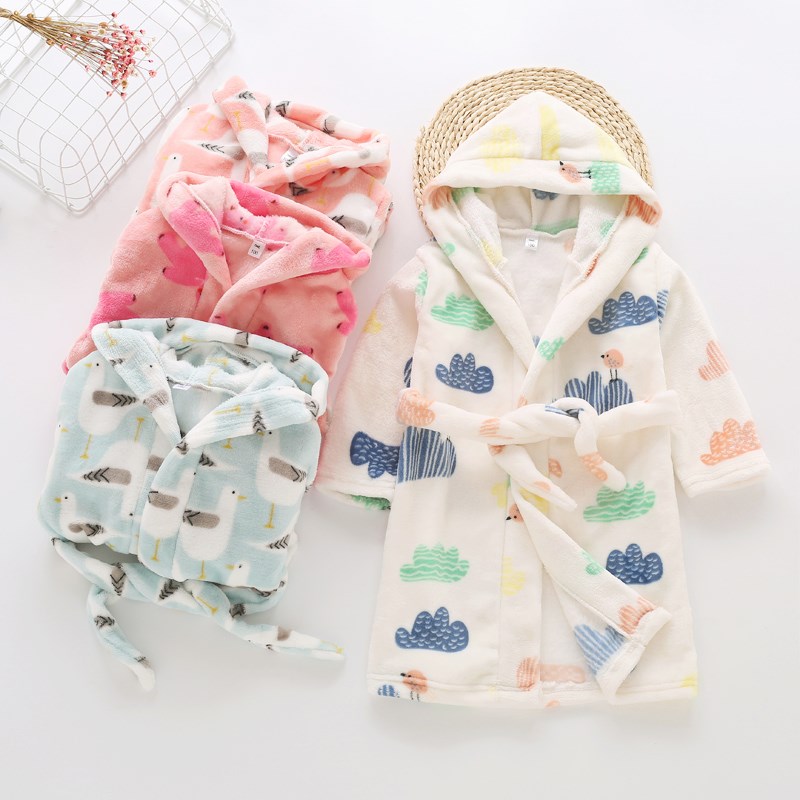 pure cotton Children's Bathrobes Cartoon Toweling baby Cotton baby Bath towel water uptake boy girl Hooded Bathrobein the Children/Baby/Family fitted , Children tracksuit , Bathrobes category - from Buy2taobao.com to provide professional Taobao agent buy service