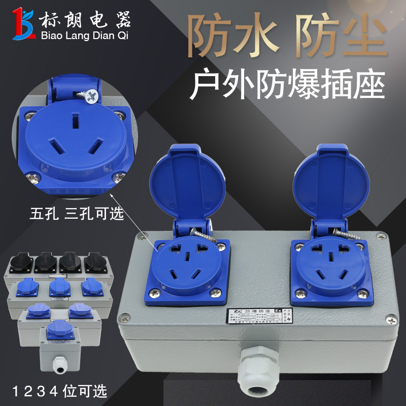 防爆插座工业工程墙壁插座厂用户内 单联双联三联四联10A16A|msdalam kategori perkakasan/alat, 电气控制, 低压电气, 防爆电气 - dari Buy2taobao.com untuk memberikan perkhidmatan ejen Taobao profesional membeli