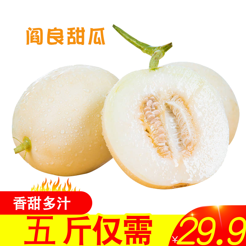 陕西阎良甜瓜5斤新鲜当季水果小香瓜时令哈密瓜应季蜜瓜包邮|ruв категории водной мясо/свежие фрукты и овощи/еда, свежие фрукты, дыня - от Buy2taobao.com для оказания профессиональной услуги покупки агента Taobao
