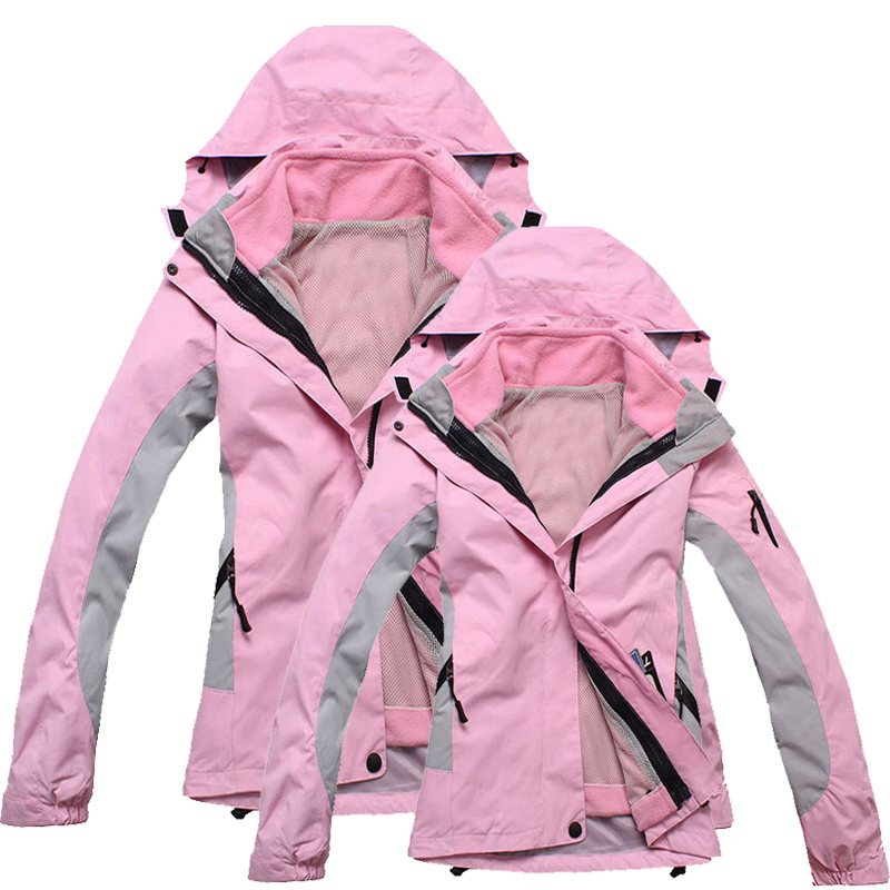 户外秋冬季潮牌冲锋衣女三合一两件套可拆卸加绒加厚大码登山服在类目 户外/登山/野营/旅行用品, 户外服装, 冲锋衣裤, 冲锋衣中 - 来自Buy2taobao.com提供专业的淘宝代购服务