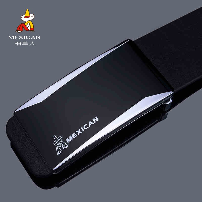 Scarecrow man Belt Plate buckle Youth Smooth buckle Pure cowhide belt student genuine leather Waist belt Korean Editionin the Accessories/Leather belt/Hat/Muffler , Belt/Leather belt/Yaolian category - from Buy2taobao.com to provide professional Taobao agent buy service