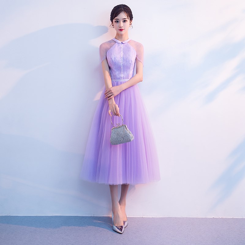 爆款礼服裙主持人礼服女2018新款学生韩版朗诵派对演出演讲比新品|ruв категории Женская одежда, Cвадебные платья, платье/вечернее платье - от Buy2taobao.com для оказания профессиональной услуги покупки агента Taobao