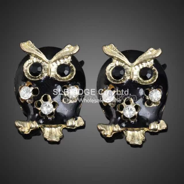 Fashion Cute Rhinestones Studded Lovely Owl Hollow Pattern在类目 家居饰品, 其他工艺饰品中 - 来自Buy2taobao.com提供专业的淘宝代购服务