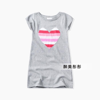 五折童装精美女童纯棉唯美提花棉线裙毛衣裙儿童宝宝大童裙F