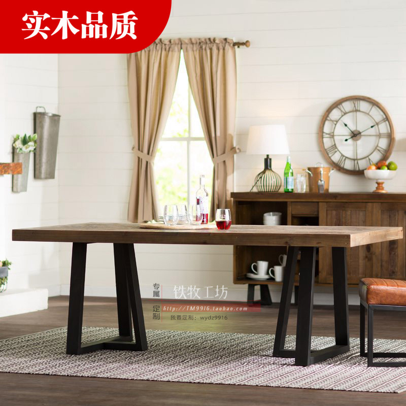Simplicity modern Office meeting solid wood household dining table and chair furniture Staff member The computer table Log Long table customizedin the Business/Office Furniture , Office Furniture , Desk , Conference table category - from Buy2taobao.com to provide professional Taobao agent buy service