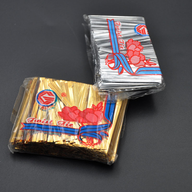 扎线 扎丝 金色银色扎线 糖果面包口袋扎线4cm富贵竹装饰用扎线在类目 基础建材, 家用五金, 其他五金件, 缎带/扎带中 - 来自Buy2taobao.com提供专业的淘宝代购服务