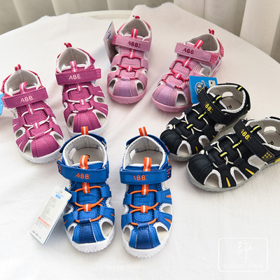 EDDTP125意外的惊喜~炒值~男女童沙滩鞋包头魔术贴轻便舒适童鞋潮