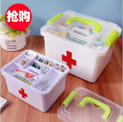 家庭小药箱儿童药品整理收纳盒薬箱家用医药箱塑料便携医疗急救箱在类目 收纳整理, 家庭收纳用具, 储物箱, 医药箱中 - 来自Buy2taobao.com提供专业的淘宝代购服务