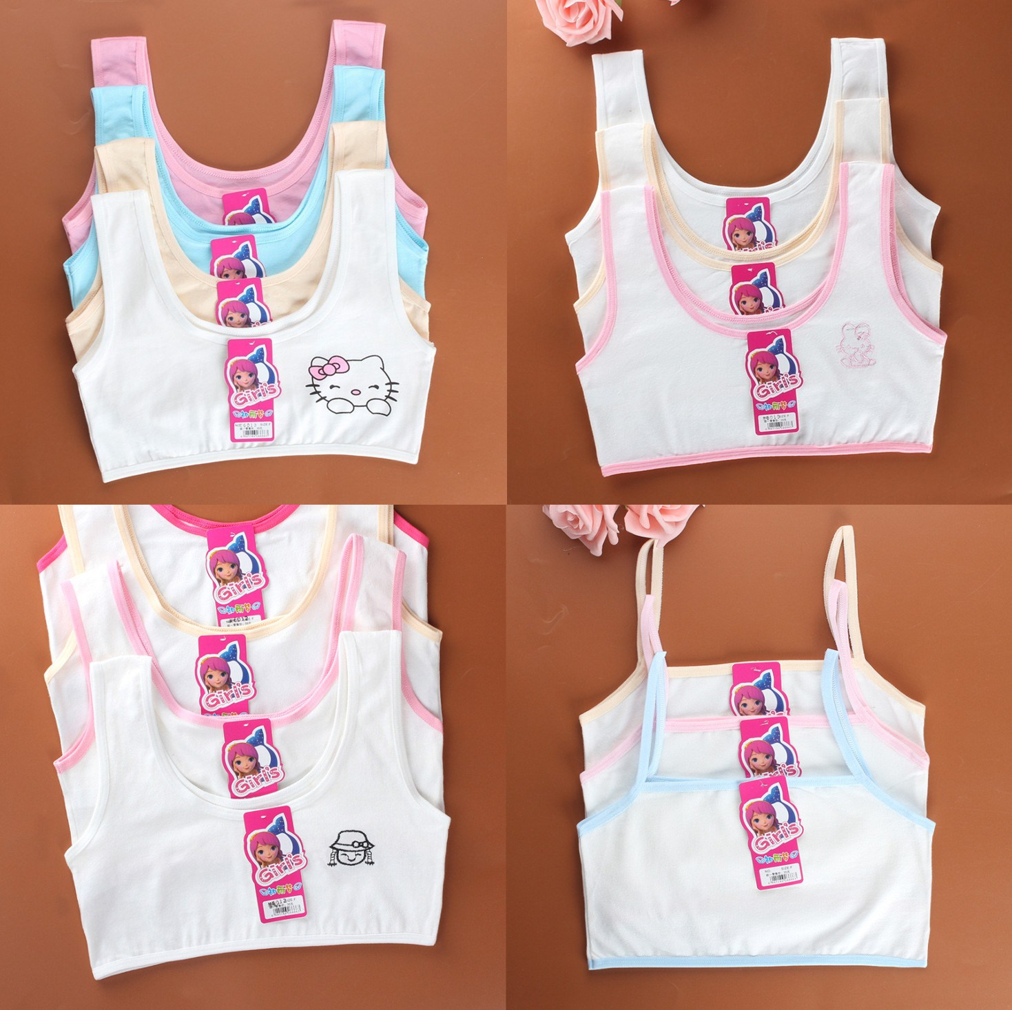 girl Vest Girl bra CUHK Students underwear 12 girl 10 pure cotton Developmental stage children 16 yearin the Lingerie/Men's underwear/Tracksuit , Bra category - from Buy2taobao.com to provide professional Taobao agent buy service