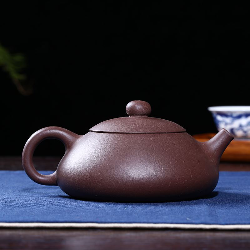 名家功夫宜兴全手工老紫泥大球孔东坡石瓢紫砂壶捡漏家用泡茶茶具在类目 餐饮具, 茶具, 茶壶中 - 来自Buy2taobao.com提供专业的淘宝代购服务