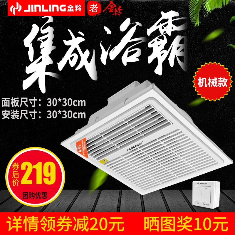 金羚浴霸二合一多功能风暖集成吊顶暖风机嵌入式卫生间浴室取暖器在类目 生活电器, 暖风机/取暖器中 - 来自Buy2taobao.com提供专业的淘宝代购服务