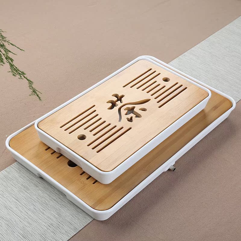 陶瓷日式功夫茶具家用茶盘迷你大小号竹制茶海托盘密胺简约干泡台在类目 餐饮具, 茶具, 茶盘中 - 来自Buy2taobao.com提供专业的淘宝代购服务