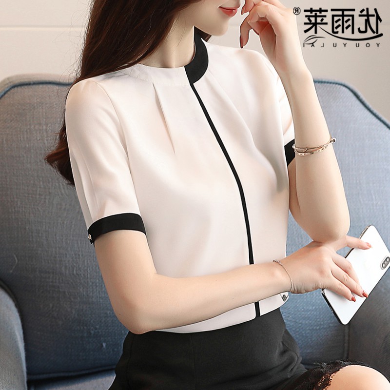 迪乐町女人气质雪纺衬衫女装2019年新款潮流短袖夏季很仙的上衣洋在类目 童装/婴儿装/亲子装, 其它中 - 来自Buy2taobao.com提供专业的淘宝代购服务