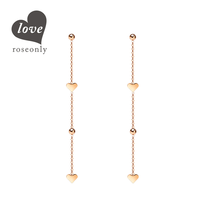 love roseonly heart-shaped Earrings Ear Studs Earrings rose Jewelry Basics series Light Xpress Earringsin the Accessories/Fashion Jewelry, Earring , Earrings category - from Buy2taobao.com to provide professional Taobao agent buy service